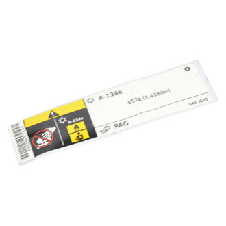 Mopar® - Air Conditioning System Label
