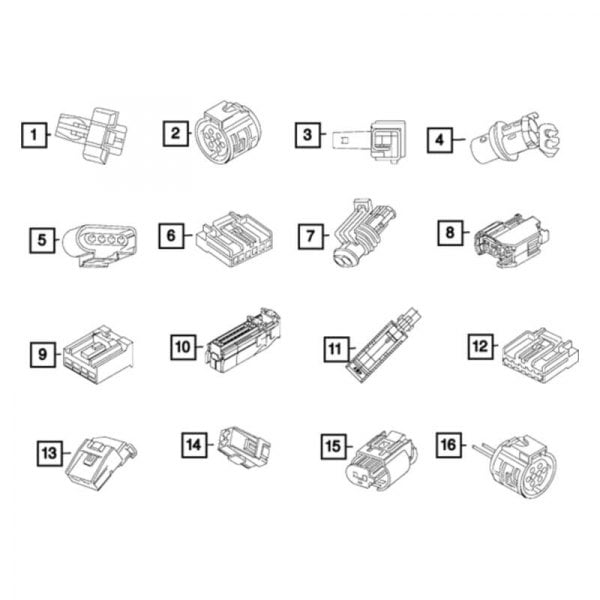 Mopar® 68235753AA Electrical Connector