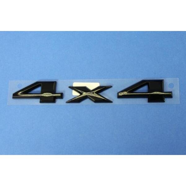 Mopar® - "4 x 4" Nameplate Gloss Black Hatch Emblem