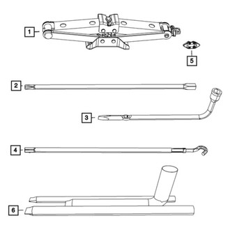 Jeep OE - Floor Jack Handle