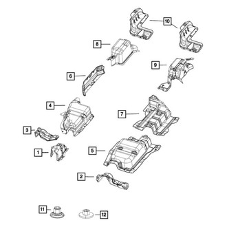Mopar® - Dash Heat Shield