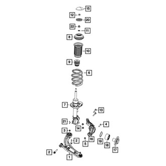 Mopar® - Front Passenger Side Strut