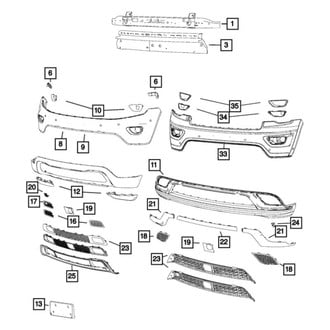 Mopar® - Bumper Trim