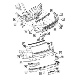 Mopar® - Bumper Trim