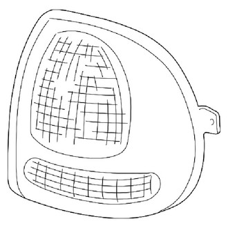 Dodge OE - Rear Left Tail Light Assembly