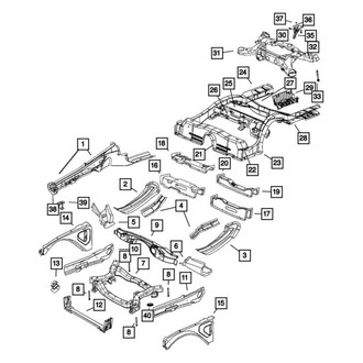 Mopar® - Cross-Member Isolator