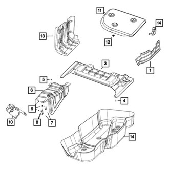 Ram OE - Front Floor Pan Heat Shield