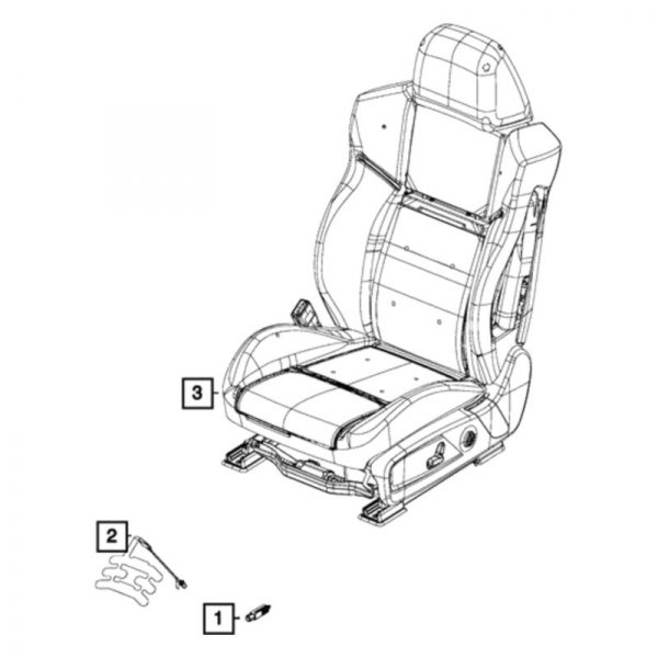 Mopar® - Seat Belt Reminder Sensor