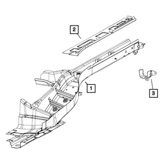 Jeep OE - Rear Left Frame Side Member