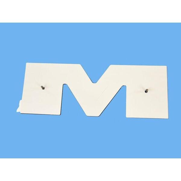 Mopar® - "M" Letter Black Tailgate Emblem