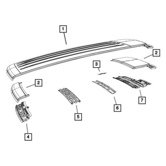 Jeep OE - Front Roof Header Panel