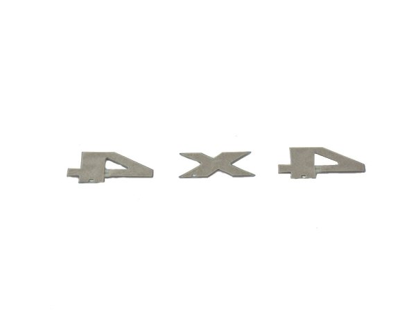 Mopar® - "4 x 4" Nameplate Gray Hatch Emblem