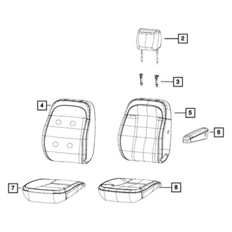 Mopar® - Seat Back Foam
