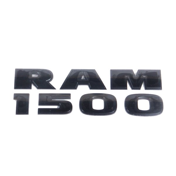 Mopar® - "RAM 1500" Nameplate Black Front Door Emblem