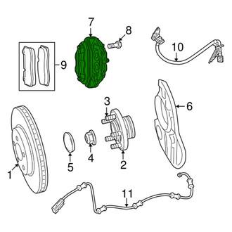 Dodge OE - Front Right Disc Brake Caliper