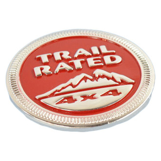 Mopar® - "Trail Rated 4 x 4" Medallion Right Side Front Fender Emblem