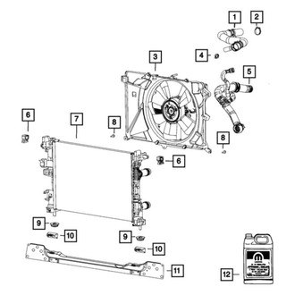 Mopar® - Engine Coolant Radiator Hose