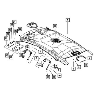 Mopar® - Dome Lamp Support