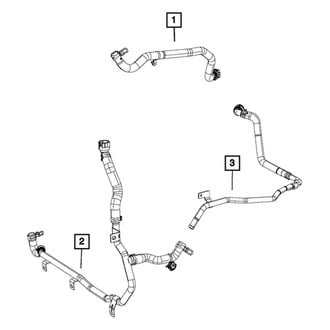 Jeep OE - HVAC Heater Hose