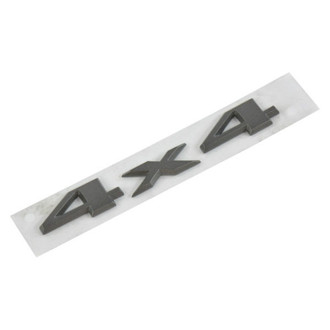 Mopar® - "4 x 4" Nameplate Dark Gray Hatch Emblem