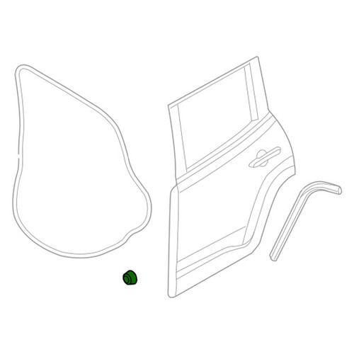 Mopar® 68256508AA - Front Passenger Side Door Stop