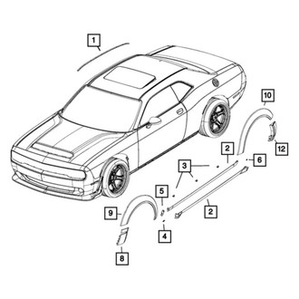 Mopar® - Rocker Panel Molding Clip