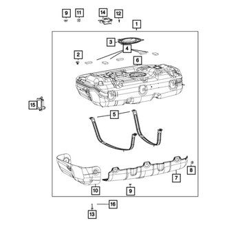 Ram OE - Fuel Tank Access Cover Screw