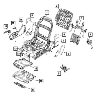 Mopar® - Seat Cushion Frame