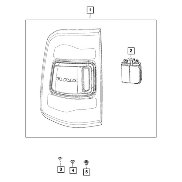 Blind Spot Detection System Warning Sensor