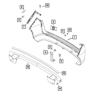 Ram OE - Right Outer Parking Aid Sensor Bracket