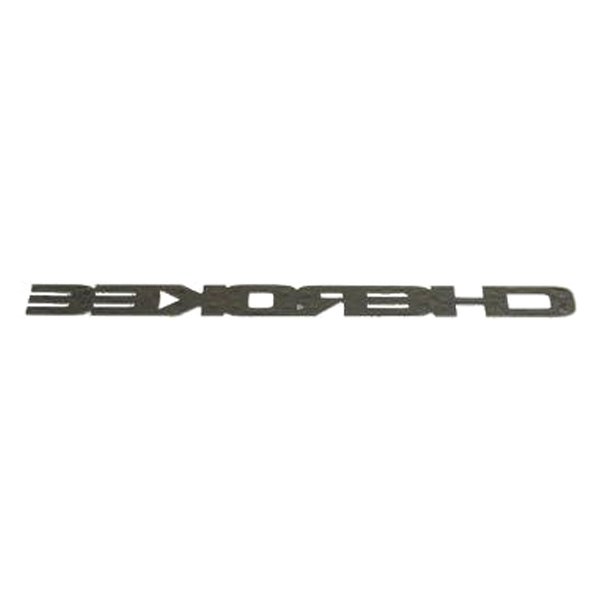 Mopar® - "Cherokee" Nameplate Black Chrome Front Door Emblem