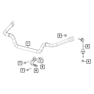 Ram OE - Front Suspension Stabilizer Bar Bushing