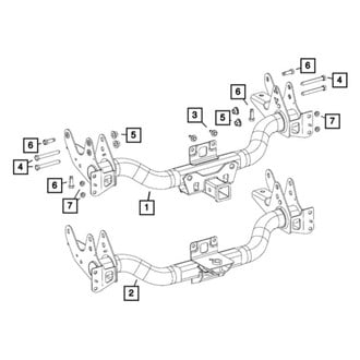 Ram OE - Rear Trailer Hitch
