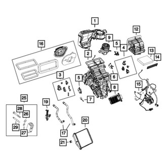 Mopar® - HVAC Air Inlet Housing