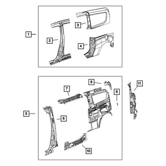 Ram OE - Rear Right Upper Outer Quarter Panel