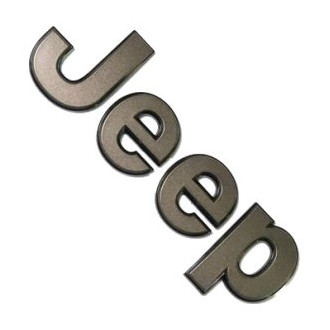 Mopar® - "Jeep" Nameplate Bronze Hood Emblem