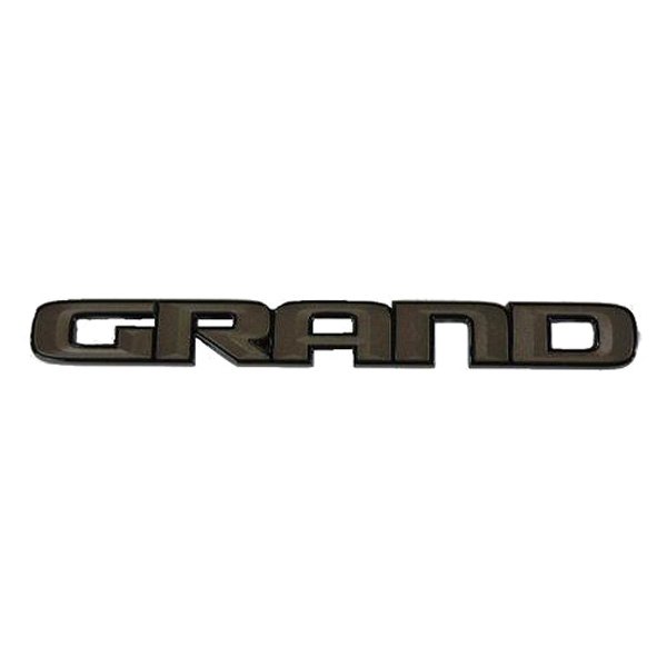 Mopar® - "Grand" Nameplate Bronze Front Door Emblem