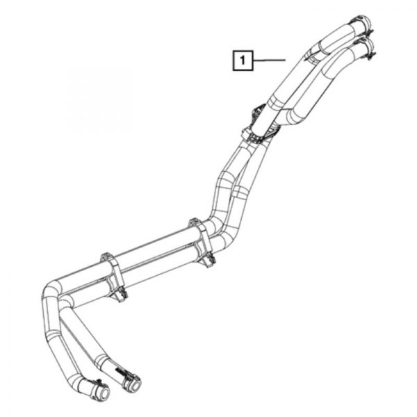 Mopar® - HVAC Heater Hose Assembly