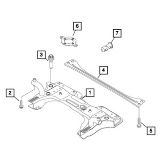 Ram OE - Suspension Subframe Reinforcement Bracket