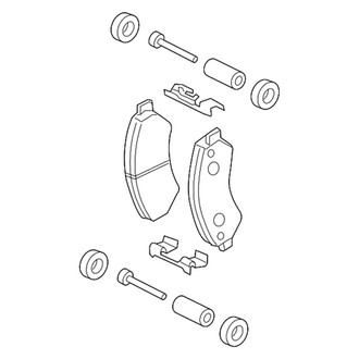 Ram OE - Front Disc Brake Pad Set