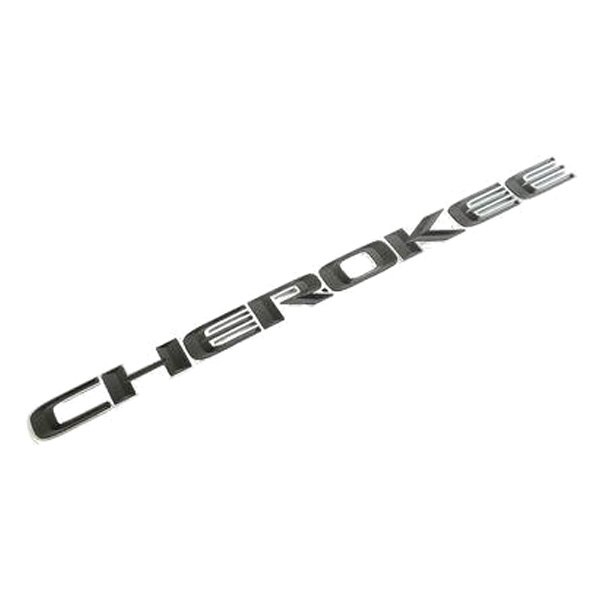 Mopar® - "Cherokee" Nameplate Platinum Front Door Emblem