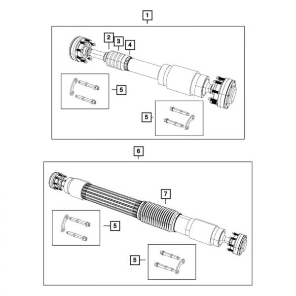 Mopar® - Rear Driveshaft