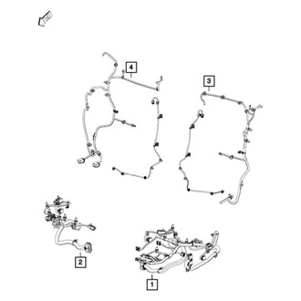 Mopar® - Seat Back Wiring