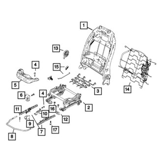 Mopar® - Outside Seat Adjuster Track