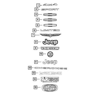 Mopar® - "1941 Secenty Five Years" Nameplate Left Side Front Fender Emblem