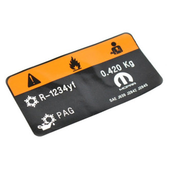 Mopar® - Air Conditioning System Label