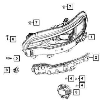Jeep OE - Front Right Headlight Assembly