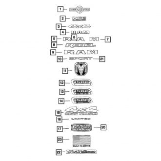 Mopar® - Hood Emblem