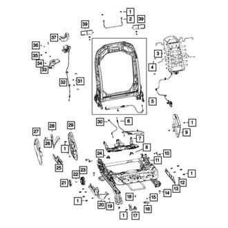 Mopar® - Seat Back Frame