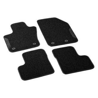 Mopar® - 1st & 2nd Row Black Carpet Floor Mat Set